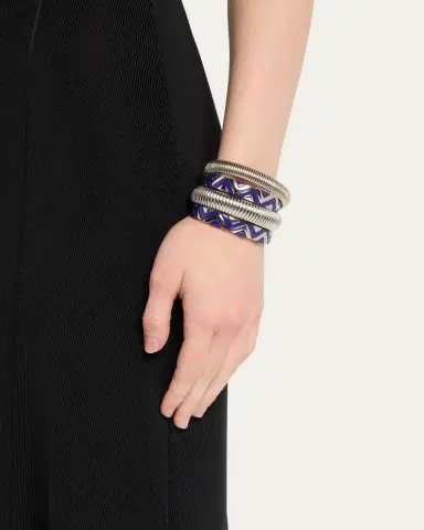 ben-amun The Santorini Stack Cobra Bracelets, Set of 4 | Thumbnail 2 ben-amun The Santorini Stack Cobra Bracelets, Set of 4 | Thumbnail 2