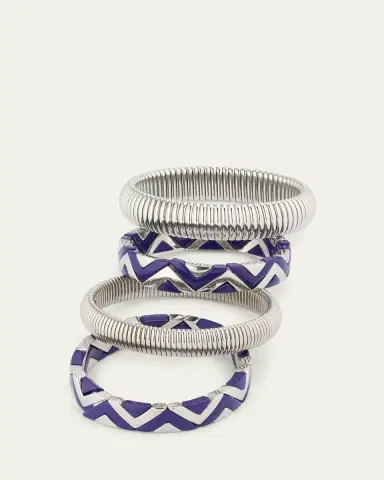 ben-amun The Santorini Stack Cobra Bracelets, Set of 4 | Thumbnail 3 ben-amun The Santorini Stack Cobra Bracelets, Set of 4 | Thumbnail 3