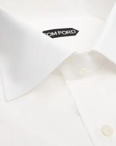 Tom Ford Men's Classic-Fit Cotton Dress Shirt | Thumbnail 2 Tom Ford Men's Classic-Fit Cotton Dress Shirt | Thumbnail 2