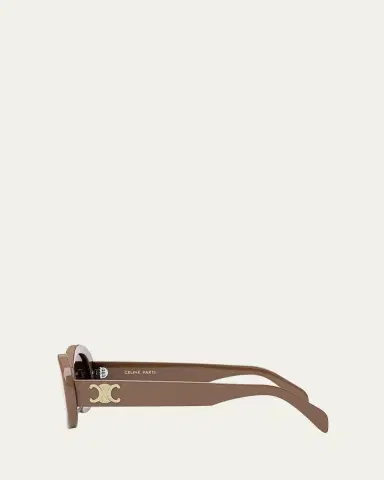 Celine Triomphe Acetate Oval Sunglasses | Thumbnail 3 Celine Triomphe Acetate Oval Sunglasses | Thumbnail 3