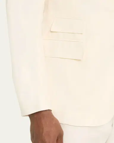 Ralph Lauren Purple Label Kent Hand-Tailored Silk-Linen Jacket | Thumbnail 5 Ralph Lauren Purple Label Kent Hand-Tailored Silk-Linen Jacket | Thumbnail 5