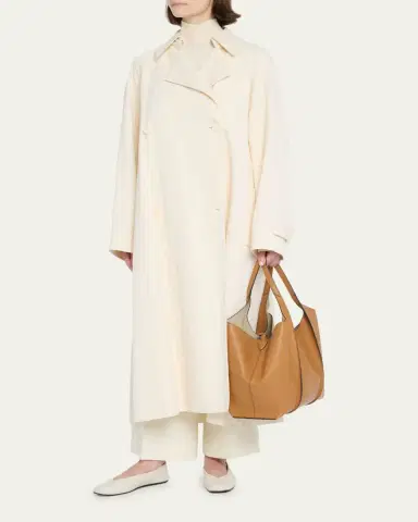 Tod's Medium Leather T Timeless Tote Shopping Bag | Thumbnail 5 Tod's Medium Leather T Timeless Tote Shopping Bag | Thumbnail 5