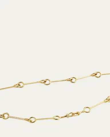 Marie Lichtenberg 18k Yellow Gold Diamond Stick Chain Necklace | Thumbnail 3 Marie Lichtenberg 18k Yellow Gold Diamond Stick Chain Necklace | Thumbnail 3