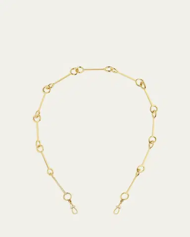 Marie Lichtenberg 18k Yellow Gold Diamond Stick Chain Necklace | Thumbnail 4 Marie Lichtenberg 18k Yellow Gold Diamond Stick Chain Necklace | Thumbnail 4