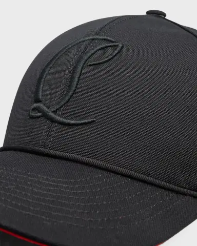 Christian Louboutin Men's Mooncrest Embroidered Baseball Hat | Thumbnail 2 Christian Louboutin Men's Mooncrest Embroidered Baseball Hat | Thumbnail 2