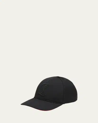Christian Louboutin Men's Mooncrest Embroidered Baseball Hat | Thumbnail 3 Christian Louboutin Men's Mooncrest Embroidered Baseball Hat | Thumbnail 3