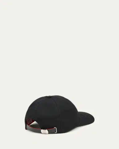 Christian Louboutin Men's Mooncrest Embroidered Baseball Hat | Thumbnail 4 Christian Louboutin Men's Mooncrest Embroidered Baseball Hat | Thumbnail 4