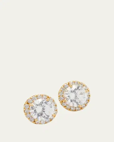 FANTASIA by DESERIO Sterling Silver 1.5ct Pave Stud Earrings | Thumbnail 5 FANTASIA by DESERIO Sterling Silver 1.5ct Pave Stud Earrings | Thumbnail 5