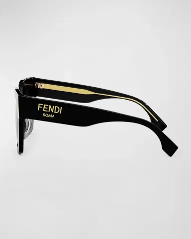 Fendi Roma Square Acetate Sunglasses | Thumbnail 2 Fendi Roma Square Acetate Sunglasses | Thumbnail 2