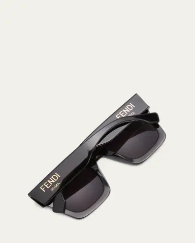 Fendi Roma Square Acetate Sunglasses | Thumbnail 9 Fendi Roma Square Acetate Sunglasses | Thumbnail 9
