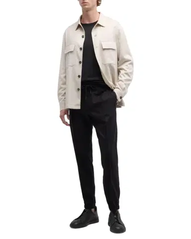 ZEGNA Men's Oasi Cashmere Overshirt | Thumbnail 1 ZEGNA Men's Oasi Cashmere Overshirt | Thumbnail 1