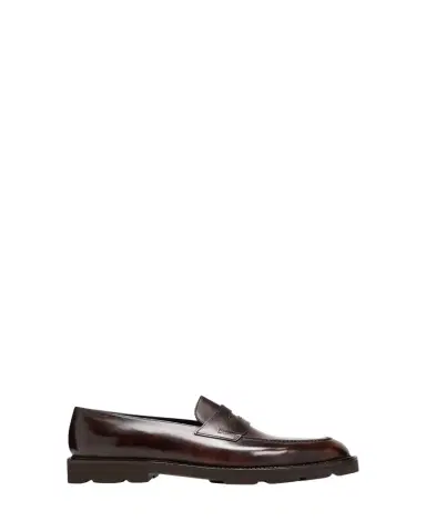 John Lobb Men's Lopez Apron-Toe Leather Penny Loafers | Thumbnail 1 John Lobb Men's Lopez Apron-Toe Leather Penny Loafers | Thumbnail 1