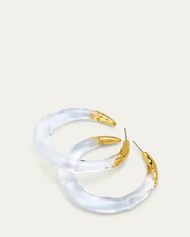 ALEXIS BITTAR Molten Hoop Earrings | Thumbnail 3 ALEXIS BITTAR Molten Hoop Earrings | Thumbnail 3