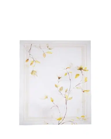 The Lino Japan Yellow Tablecloth, 71" x 125" | Thumbnail 1 The Lino Japan Yellow Tablecloth, 71" x 125" | Thumbnail 1