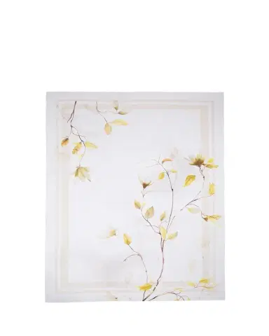 The Lino Japan Yellow Tablecloth, 71" Square | Thumbnail 1 The Lino Japan Yellow Tablecloth, 71" Square | Thumbnail 1