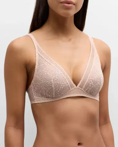 Simone Pérèle Comete Lace-Trim Tulle Bralette | Thumbnail 2 Simone Pérèle Comete Lace-Trim Tulle Bralette | Thumbnail 2