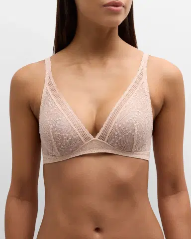 Simone Pérèle Comete Lace-Trim Tulle Bralette | Thumbnail 4 Simone Pérèle Comete Lace-Trim Tulle Bralette | Thumbnail 4