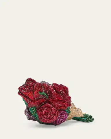 Judith Leiber Couture Corsage Roses Clutch Bag with Chain Strap | Thumbnail 3 Judith Leiber Couture Corsage Roses Clutch Bag with Chain Strap | Thumbnail 3