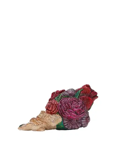 Judith Leiber Couture Corsage Roses Clutch Bag with Chain Strap | Thumbnail 1 Judith Leiber Couture Corsage Roses Clutch Bag with Chain Strap | Thumbnail 1