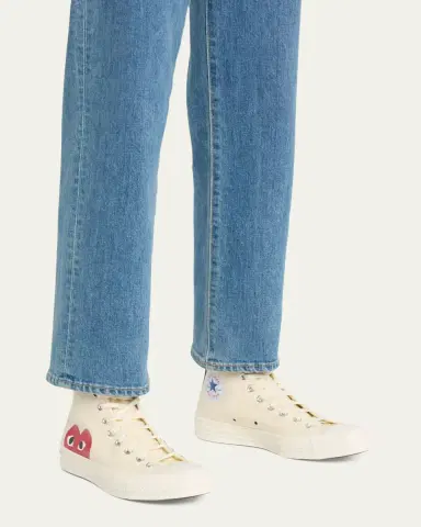 CDG Play x Converse Chuck Taylor Canvas High-Top Sneakers | Thumbnail 4 CDG Play x Converse Chuck Taylor Canvas High-Top Sneakers | Thumbnail 4