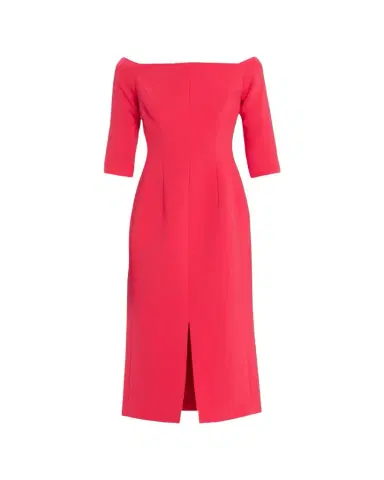 Carolina Herrera Off-Shoulder Midi Dress | Thumbnail 1 Carolina Herrera Off-Shoulder Midi Dress | Thumbnail 1