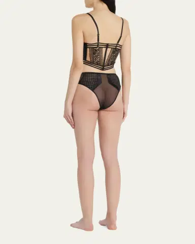 Livy Batignolles Lace & Tulle Bustier | Thumbnail 3 Livy Batignolles Lace & Tulle Bustier | Thumbnail 3