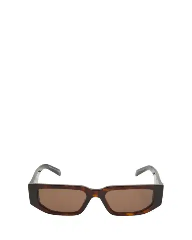 Prada Men's Triangle Logo Bicolor Rectangle Sunglasses | Thumbnail 1 Prada Men's Triangle Logo Bicolor Rectangle Sunglasses | Thumbnail 1