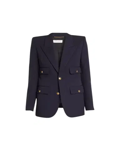 Saint Laurent 4-Pocket Blazer Jacket | Thumbnail 1 Saint Laurent 4-Pocket Blazer Jacket | Thumbnail 1