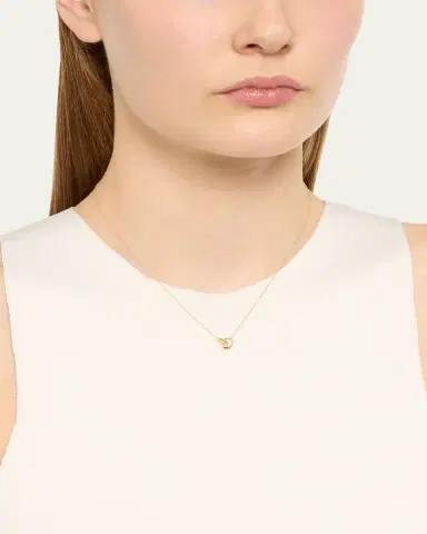 Lizzie Mandler Fine Jewelry 18K Micro Crescent Links Necklace | Thumbnail 2 Lizzie Mandler Fine Jewelry 18K Micro Crescent Links Necklace | Thumbnail 2