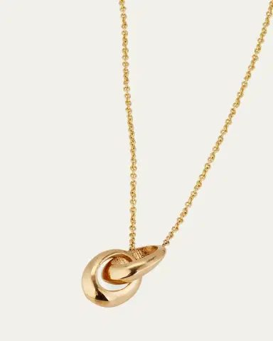 Lizzie Mandler Fine Jewelry 18K Micro Crescent Links Necklace | Thumbnail 3 Lizzie Mandler Fine Jewelry 18K Micro Crescent Links Necklace | Thumbnail 3