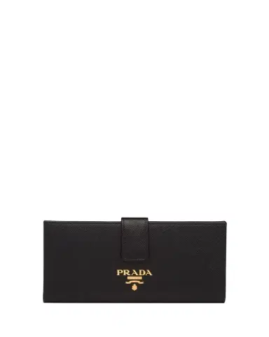 Prada Medium Bifold Leather Wallet | Thumbnail 1 Prada Medium Bifold Leather Wallet | Thumbnail 1