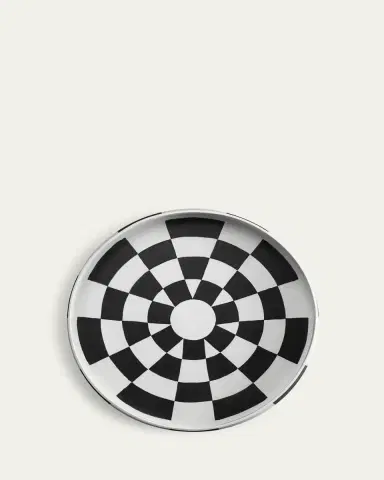 L'Objet Large Damier Round Platter | Thumbnail 2 L'Objet Large Damier Round Platter | Thumbnail 2