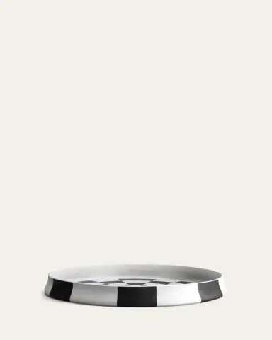 L'Objet Large Damier Round Platter | Thumbnail 3 L'Objet Large Damier Round Platter | Thumbnail 3
