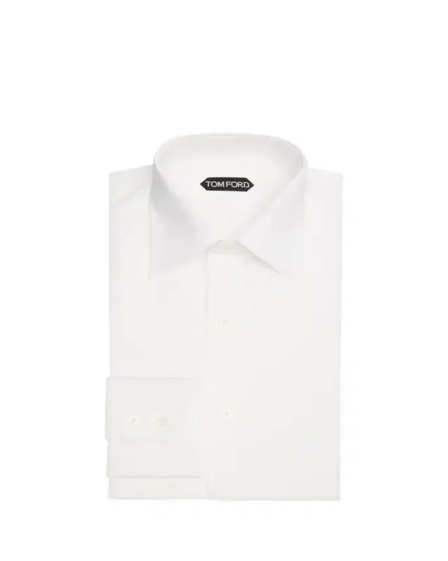Men's Cotton Point-Collar Dress Shirt Men's Cotton Point-Collar Dress Shirt