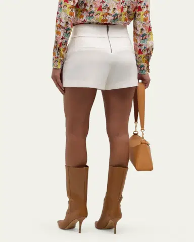 ALICE + OLIVIA Donald High-Waist Shorts | Thumbnail 3 ALICE + OLIVIA Donald High-Waist Shorts | Thumbnail 3