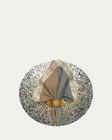 Kim Seybert Shell Mosaic Placemat | Thumbnail 2 Kim Seybert Shell Mosaic Placemat | Thumbnail 2