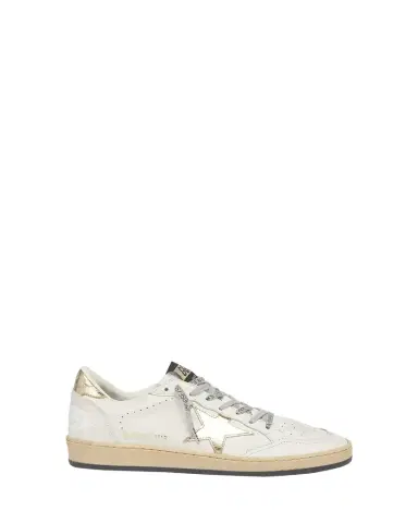Golden Goose Ball Star Mixed Leather Low-Top Sneakers | Thumbnail 1 Golden Goose Ball Star Mixed Leather Low-Top Sneakers | Thumbnail 1
