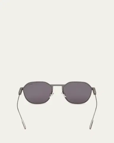 ZEGNA Men's Metal Round Sunglasses | Thumbnail 2 ZEGNA Men's Metal Round Sunglasses | Thumbnail 2