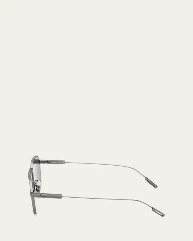 ZEGNA Men's Metal Round Sunglasses | Thumbnail 3 ZEGNA Men's Metal Round Sunglasses | Thumbnail 3