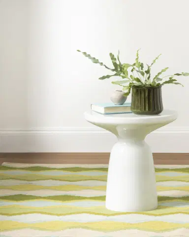 Annie Selke x Kit Kemp Safety Net Green Handwoven Rug, 8'x 10' | Thumbnail 2 Annie Selke x Kit Kemp Safety Net Green Handwoven Rug, 8'x 10' | Thumbnail 2