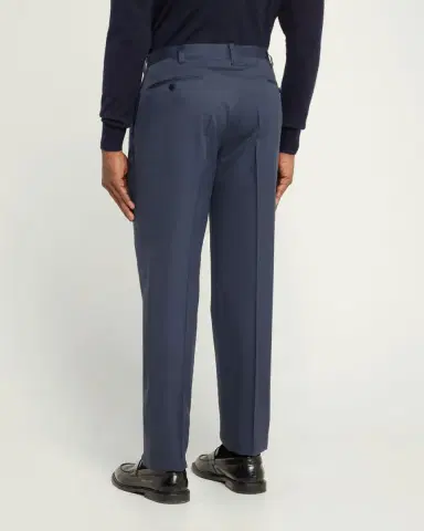 Cesare Attolini Men's Luxe Twill Flat-Front Trousers | Thumbnail 3 Cesare Attolini Men's Luxe Twill Flat-Front Trousers | Thumbnail 3