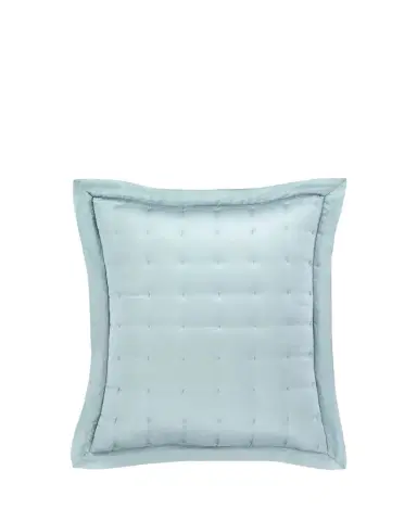 Pine Cone Hill Puff Tencel Standard Sham, Robin's Egg Blue | Thumbnail 1 Pine Cone Hill Puff Tencel Standard Sham, Robin's Egg Blue | Thumbnail 1