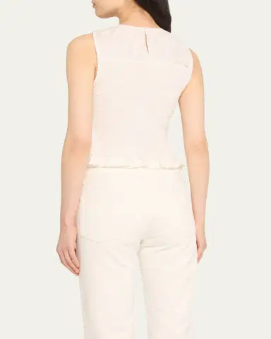 Ramy Brook Paisley Textured Ruffle-Hem Blouse | Thumbnail 3 Ramy Brook Paisley Textured Ruffle-Hem Blouse | Thumbnail 3
