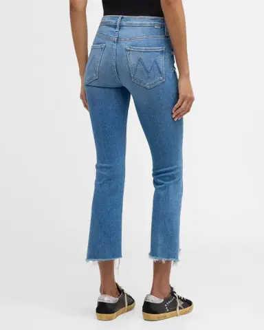 MOTHER The Insider Crop Step Fray Jeans | Thumbnail 5 MOTHER The Insider Crop Step Fray Jeans | Thumbnail 5