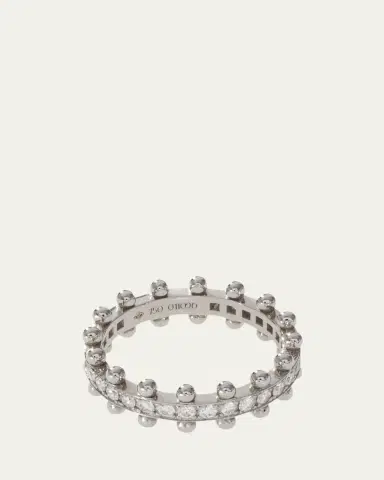 Oscar Massin Beaded 18K Recycled Gold and Lab Grown Diamond Ring | Thumbnail 2 Oscar Massin Beaded 18K Recycled Gold and Lab Grown Diamond Ring | Thumbnail 2