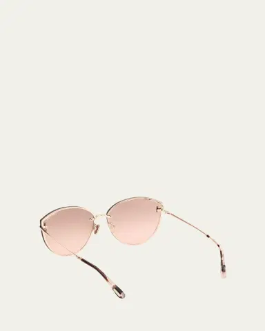 Tom Ford Evangeline Metal Cat-Eye Sunglasses | Thumbnail 2 Tom Ford Evangeline Metal Cat-Eye Sunglasses | Thumbnail 2