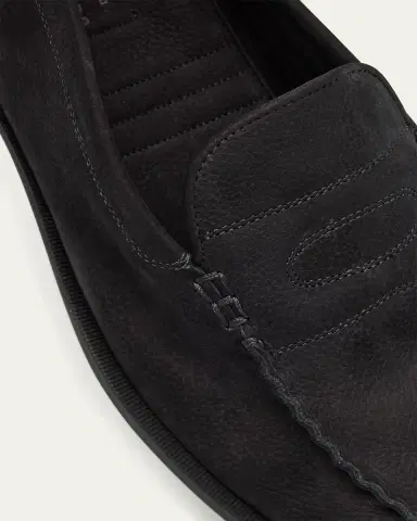 John Lobb Men's Pace Nubuck Penny Loafers | Thumbnail 3 John Lobb Men's Pace Nubuck Penny Loafers | Thumbnail 3