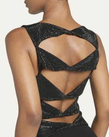 Giorgio Armani Crystal Back Cutout Trumpet Silk Gown | Thumbnail 5 Giorgio Armani Crystal Back Cutout Trumpet Silk Gown | Thumbnail 5