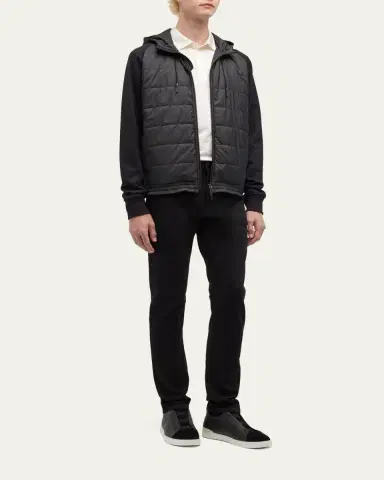 ZEGNA Men's 5-Pocket Black Wash Denim Jeans | Thumbnail 2 ZEGNA Men's 5-Pocket Black Wash Denim Jeans | Thumbnail 2