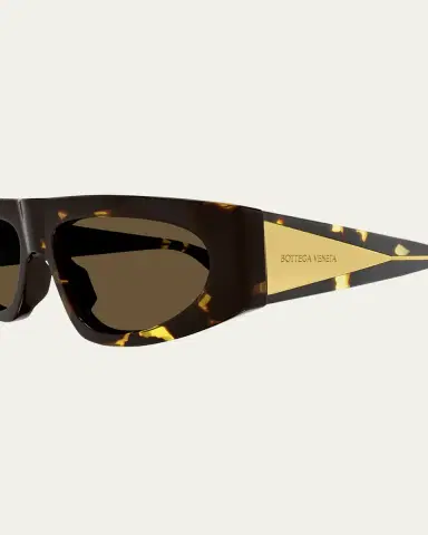Bottega Veneta Engraved Logo Acetate Rectangle Sunglasses | Thumbnail 2 Bottega Veneta Engraved Logo Acetate Rectangle Sunglasses | Thumbnail 2